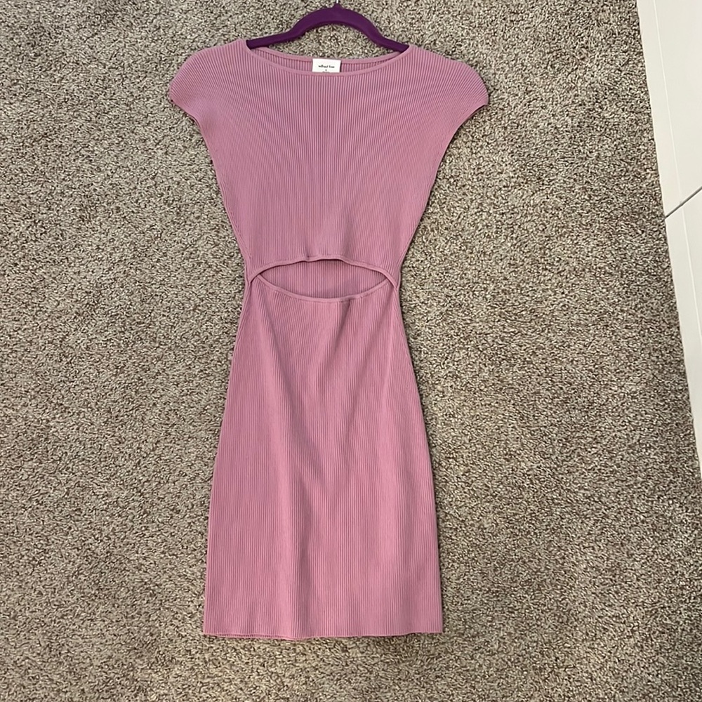 Wilfred Free pink body con dress